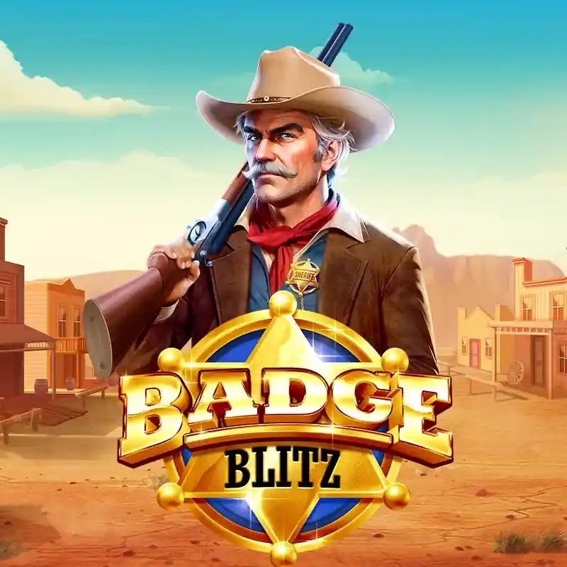Slots logo of Badge Blitz from Pragmatic Play at Spinsy Casino