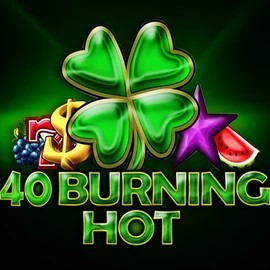 40 Burning Hot slot icon by Amusnet Interactive, available at Spinsy Casino
