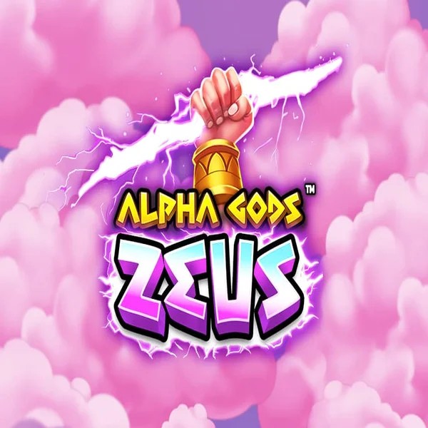 Alpha Gods Zeus game by PearFiction Studios – logo hosted on Spinsy Casino