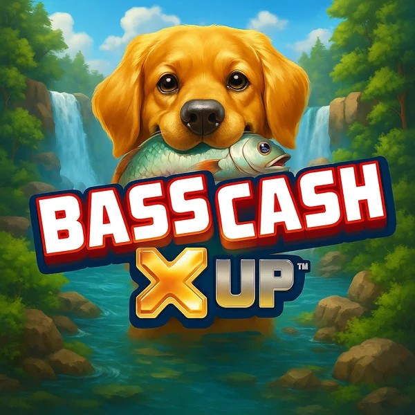 Bass Cash X UP slot icon by Alchemy Gaming, available at Spinsy Casino