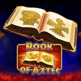 Book of Aztec logo by Amatic Industries at Spinsy Casino