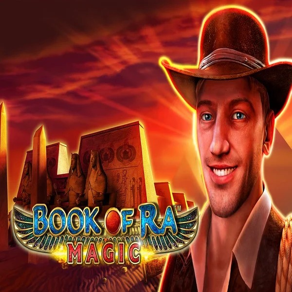 Book of Ra Magic by Greentube, showcased at spinsycasinoo.org – game logo