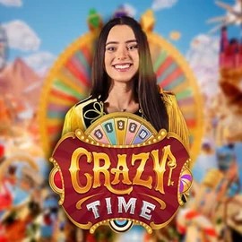 Crazy Time by Evolution, showcased at spinsycasinoo.org – game logo