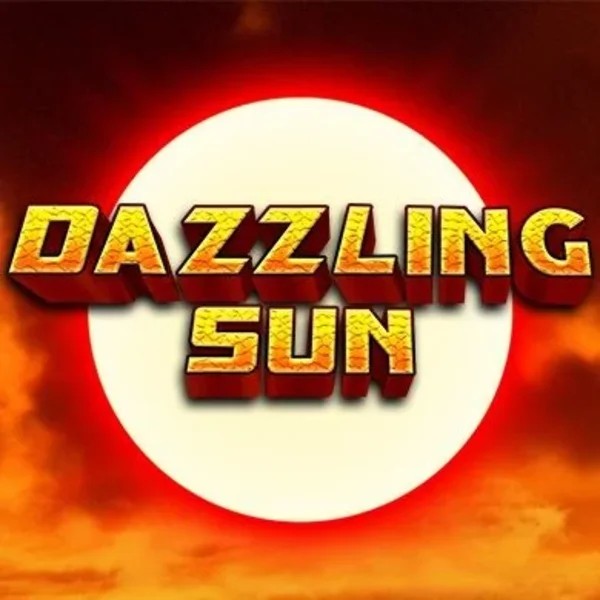 Dazzling Sun slot logo by Win Studios at Spinsy Casino