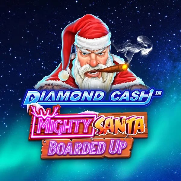 Play Diamond Cash Mighty Santa Boarded Up slot by Greentube on spinsycasinoo.org