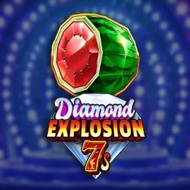 Diamond Explosion 7s online game logo by RubyPlay on spinsycasinoo.org