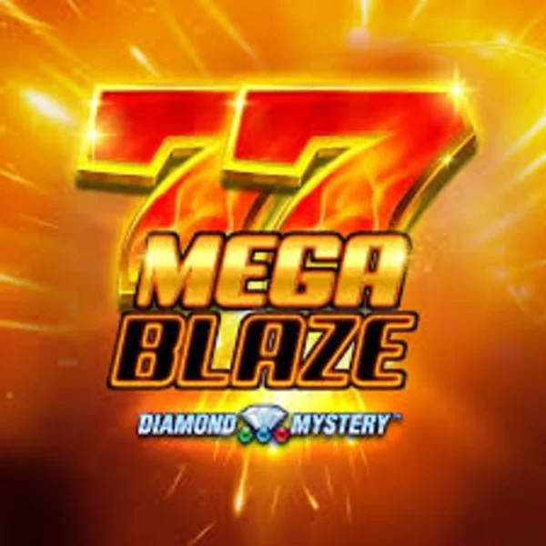 Slots logo of Diamond Mystery Mega Blaze from Greentube at Spinsy Casino