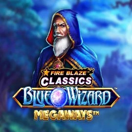 Play Fire Blaze Blue Wizard Megaways slot by Rarestone Gaming on spinsycasinoo.org