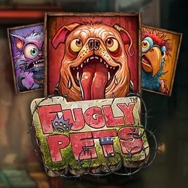 Official Slots logo: Fugly Pets by Stakelogic at Spinsy Casino