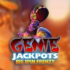 Genie Jackpots: Big Spin Frenzy online game logo by Blueprint Gaming on spinsycasinoo.org