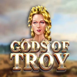 Gods of Troy slot logo by Red Tiger Gaming at Spinsy Casino