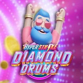 Hyper Strike Diamond Drums by Gameburger Studios, showcased at spinsycasinoo.org – game logo