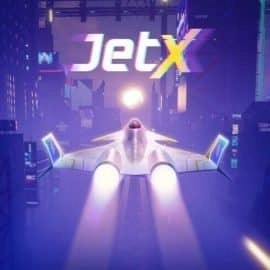 jetX logo by SmartSoft at Spinsy Casino
