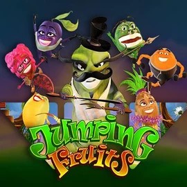 Jumping Fruits casino game by Wazdan – featured logo at Spinsy Casino