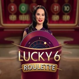 Lucky 6 Roulette slot icon by Pragmatic Play, available at Spinsy Casino