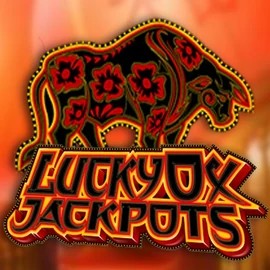 Lucky Ox Jackpots by Rival, showcased at spinsycasinoo.org – game logo