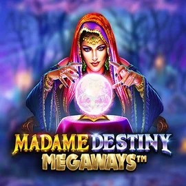 Madame Destiny Megaways logo by Pragmatic Play at Spinsy Casino