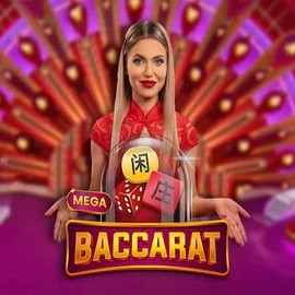 Mega Baccarat slot visual from Pragmatic Play available on spinsycasinoo.org