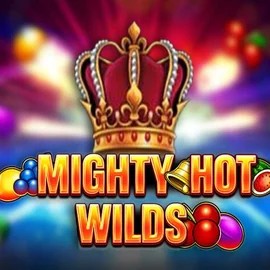 Slots logo of Mighty Hot Wilds from Inspired Gaming at Spinsy Casino