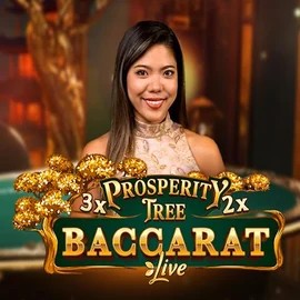 Prosperity Tree Baccarat casino game by Evolution – featured logo at Spinsy Casino