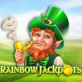 Rainbow Jackpots online game logo by Red Tiger Gaming on spinsycasinoo.org