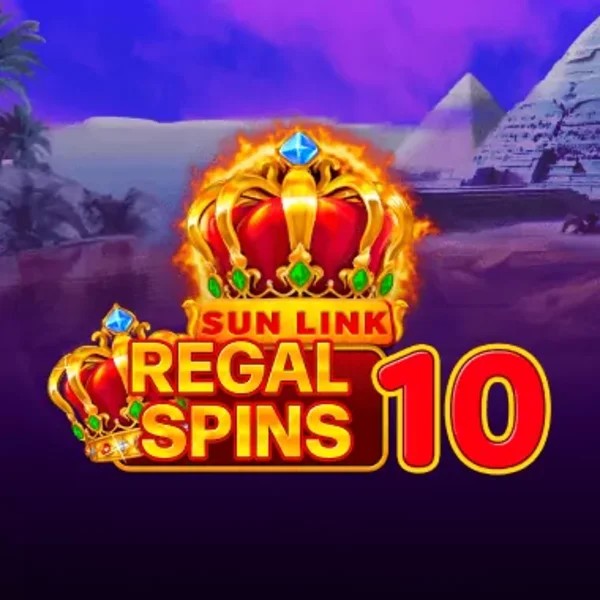Regal Spins 10 slot logo by PatePlay at Spinsy Casino