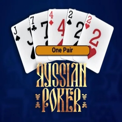 Russian Poker online game logo by OneTouch Games on spinsycasinoo.org