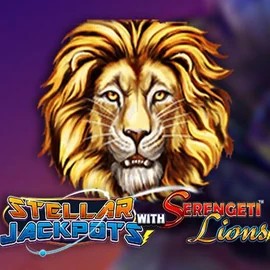 Stellar Jackpots with Serengeti Lions slot visual from Lightning Box Game available on spinsycasinoo.org