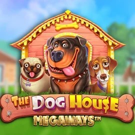 The Dog House Megaways slot logo by Pragmatic Play at Spinsy Casino