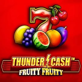 Official Slots logo: Thunder Cash Fruity Fruity by Novomatic at Spinsy Casino