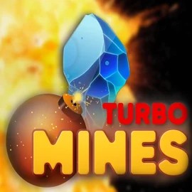 Turbo Mines online game logo by Turbo Games on spinsycasinoo.org